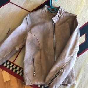 Vintage tan leather jacket